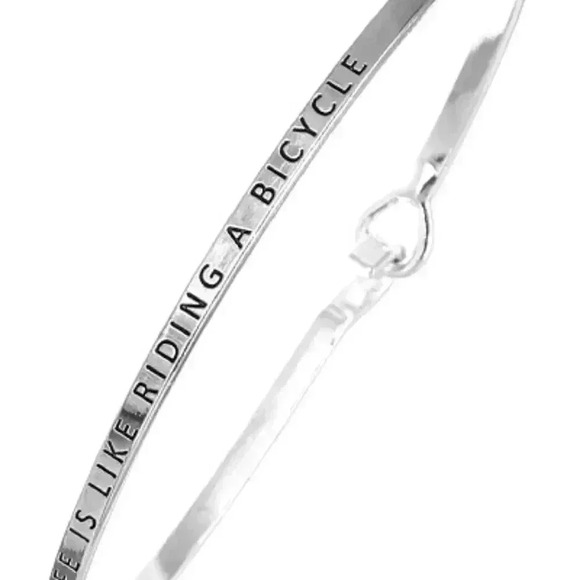 Life Is Like Riding A Bicycle Me Bracelet - Picture 1 of 1